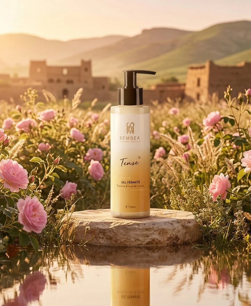 Tense — Gel fermeté rose de Damas