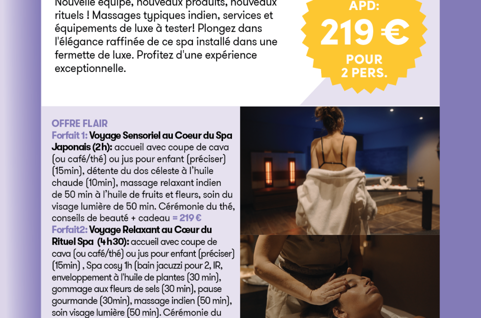 Flait Thalasso du 20.09.2023 au 20.12.2023 action 1+1
